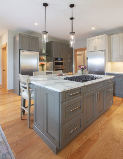 HD SQUARED - Forested Escape on the Water- Kitchen Island
