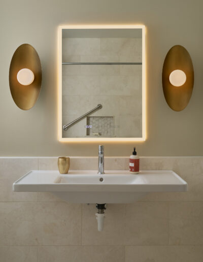 Mill Creek close up view of vanity